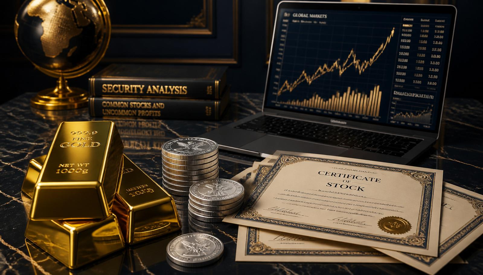 Global markets — gold, silver, stocks and charts